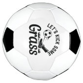 Laten we wat gras maken voetbal (Gedraaid)