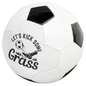 Laten we wat gras maken voetbal (Drie kwart)