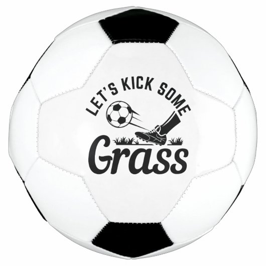 Laten we wat gras maken voetbal (Voorkant)