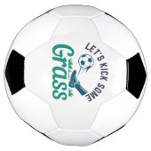 Laten we wat gras schoppen voetbal (Gedraaid)