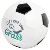 Laten we wat gras schoppen voetbal (Drie kwart)