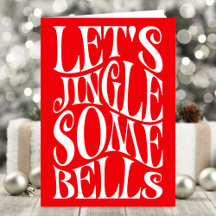 Laten we wat Kerstbellen Klinken Grappige Kerst