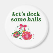 Laten we wat kerstzalen dekken magneet (Voorkant)