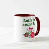 Laten we wat kerstzalen dekken mok (Voorkant rechts)