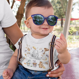 Laten we wat lawaai maken! Afrikaanse dieren 1e ve Kinder Shirts