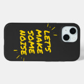 Laten we wat lawaai maken Case-Mate iPhone case (Achterkant (horizontaal))