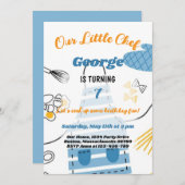 Laten we wat leuke jongensverjaardag koken kaart (Voorkant / Achterkant)