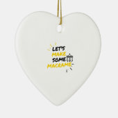 Laten we wat macrame maken keramisch ornament (Rechts)