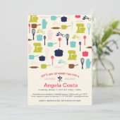 Laten we wat snoep - keukenVrijgezellenfeest opmen Kaart (Staand voorkant)