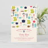 Laten we wat snoep - keukenVrijgezellenfeest opmen Kaart (Staand voorkant)