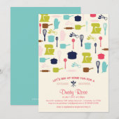 Laten we wat snoep - keukenVrijgezellenfeest opmen Kaart (Voorkant / Achterkant)