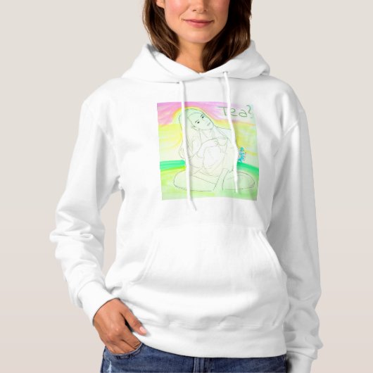 Laten we wat thee hebben hoodie (Voorkant)