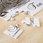 Laten we wat thee hebben (Wonderland Alice) Legpuzzel (Zijkant)