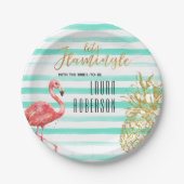 Laten we Waterverf Vrijgezellenfeest ananas laten  Papieren Bordje (Voorkant)