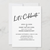 Laten we weddenschappen vieren en gouden streep kaart (Voorkant)