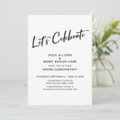 Laten we weddenschappen vieren en gouden streep kaart (Staand voorkant)