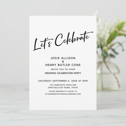 Laten we weddenschappen vieren en gouden streep kaart (Staand voorkant)