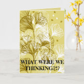 Laten we weer vrienden zijn Kaart (Gele Bloem)