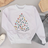 Laten we weg - kerstlichten t-shirt