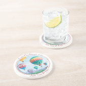 Laten we weg vliegen zandsteen onderzetter (Zijkant)