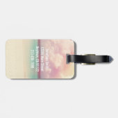 Laten we weglopen Wanderlust Bagagelabel (Achterkant horizontaal)