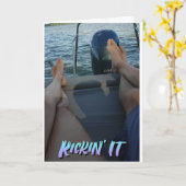 ** LATEN WE WEGVAREN** EN ONS JUBILEUM VIEREN KAART (Gele Bloem)