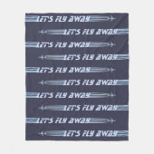 Laten we wegvliegen fleece deken (Voorkant)