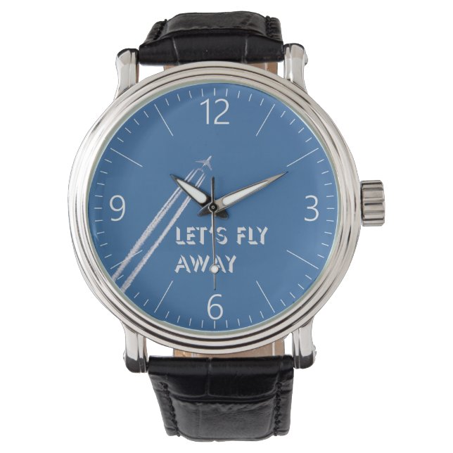 Laten we wegvliegen horloge (Voorkant)