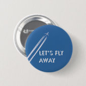 Laten we wegvliegen ronde button 5,7 cm (Voorkant /achterkant)