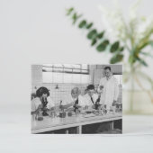 Laten we wetenschap doen -  foto briefkaart (Staand voorkant)