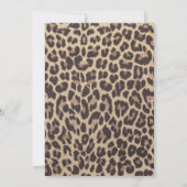 Laten we Wild Animal Print Bachelorette Party IV h Kaart (Achterkant)