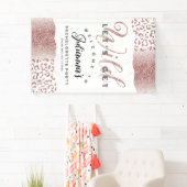 Laten we Wild Animal Print Bachelorette Welkom Spandoek (Insitu)
