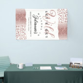 Laten we Wild Animal Print Bachelorette Welkom Spandoek (Beurs)