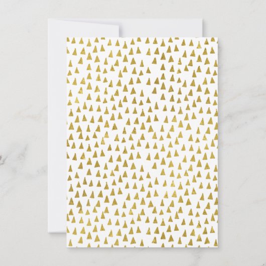 Laten we Wild Goud Joint Safari Dieren Verjaardag  Kaart (Achterkant)