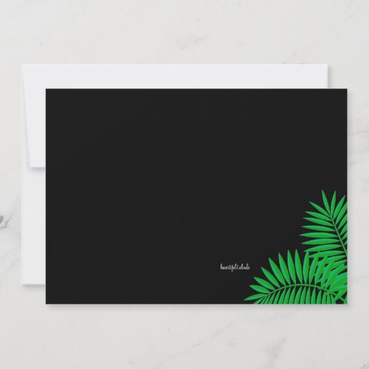 Laten we Wild halen Kaart (Achterkant)