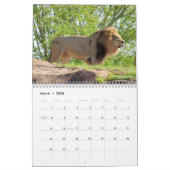 Laten we Wild II gaan - Wilde Animal Calendar Edit Kalender (Mar 2026)