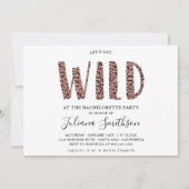 Laten we Wild Leopard Bachelorette feestje geven Kaart (Voorkant)