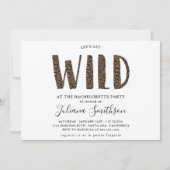 Laten we Wild Leopard Bachelorette feestje geven Kaart (Voorkant)