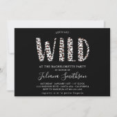 Laten we Wild Leopard Bachelorette feestje geven Kaart (Voorkant)