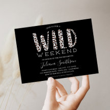 Laten we Wild Leopard vrijgezellenweekend vieren