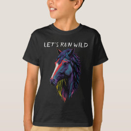 Laten we Wild runnen T-shirt