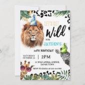 Laten we Wild Safari Dieren Verjaardagsfeest krijg Kaart (Voorkant)