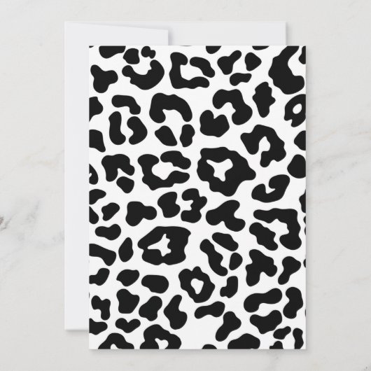 Laten we Wild Safari Dieren Verjaardagsfeest krijg Kaart (Achterkant)