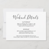 Laten we Wild Weekend Detail Leopard Bachelorette  Kaart (Voorkant)