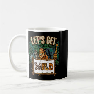 Laten we wild worden Safari Dieren Wilde Dieren Ju Koffiemok
