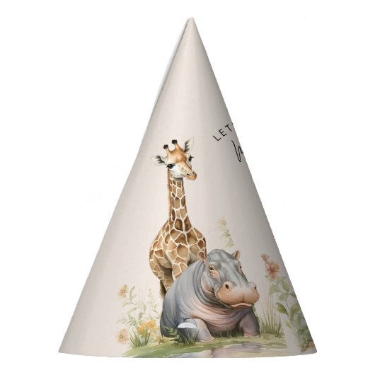 Laten we wild worden | Verjaardagsfeestje voor kin Feesthoedjes (Links)