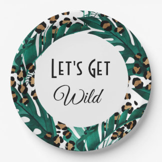 Laten we Wilde Borden Bachelorette Party Decor hal Papieren Bordje