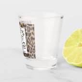 Laten we Wilde Cheetah Bachelorette Party halen Shot Glas (Rechts)