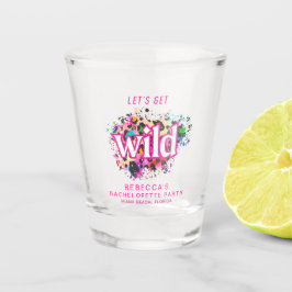 Laten we Wilde Cheetah Bachelorette Party halen Shot Glas