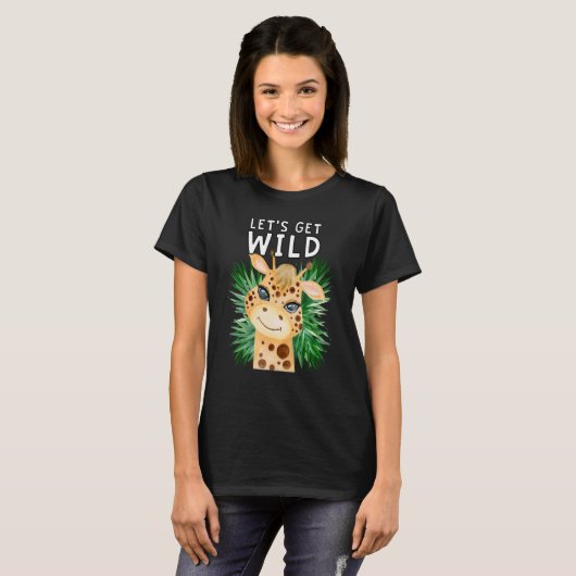 Laten we Wilde dierentuin Safari halen bij de dier T-shirt (Voorkant volledig)